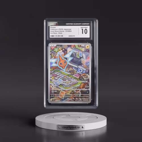 2025 Pokémon Sv9a-Heat Wave Arena #074 Rotom - Art Rare (CGC 10 GEM MINT)