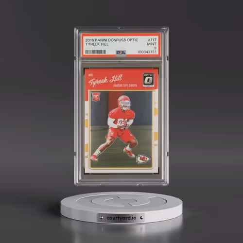 2016 Panini Donruss Optic #117 Tyreek Hill (PSA 9 MINT)