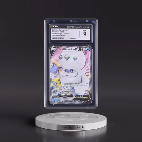 2020 Vivid Voltage #169/185 Galarian Darmanitan V - Ultra Rare Holo (CGC 9 MINT)