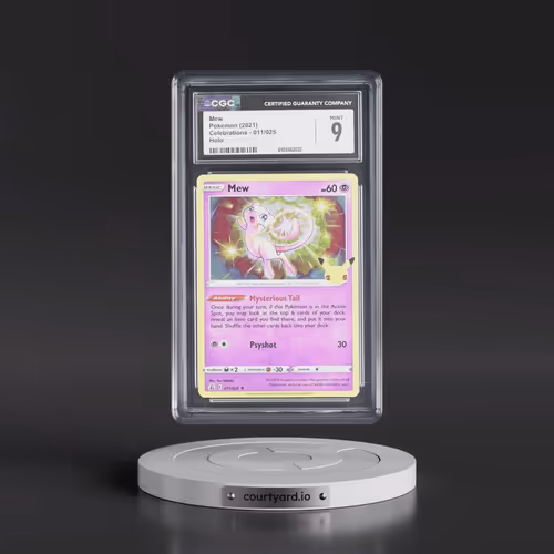 2021 Celebrations #011/025 Mew - Holo (CGC 9 MINT)
