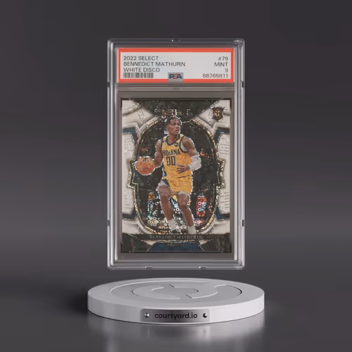 2022 Panini Select #79 Bennedict Mathurin - White Disco (PSA 9 MINT)