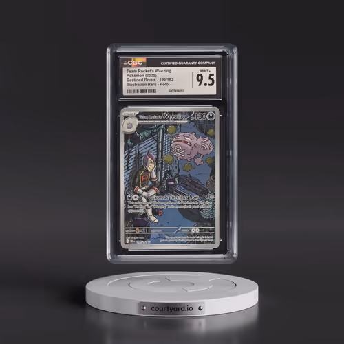 2025 Destined Rivals - DRI EN #199/182 Team Rocket's Weezing - Illustration Rare Holo (CGC 9.5 MINT+