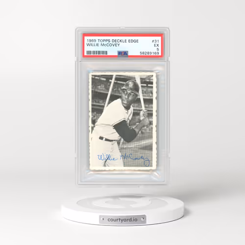1969 Topps Deckle Edge #31 Willie McCovey (PSA 5 EX)