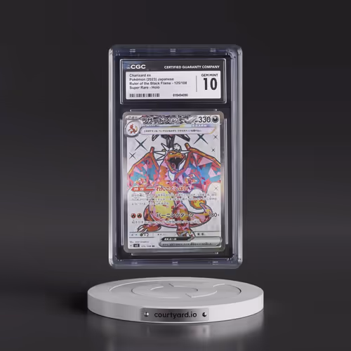 2023 Ruler of the Black Flame #125/108 Charizard ex - Super Rare Holo (CGC 10 GEM MINT)