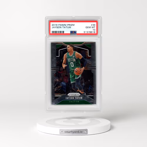 2019 Panini Prizm #39 Jayson Tatum (PSA 10 GEM MINT)