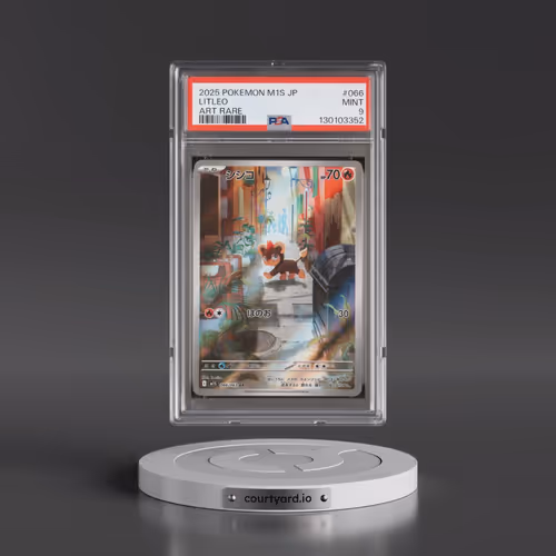 2025 Pokémon M1s-Mega Symphonia #066 Litleo - Art Rare (PSA 9 MINT)