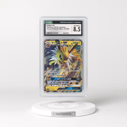 2018 Eevee GX Starter Sets #013/038 Jolteon GX - Holo (CGC 8.5 NM-MT+)