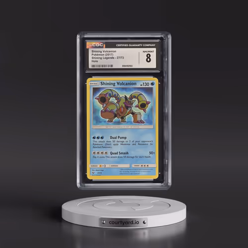 2017 Shining Legends #27/73 Shining Volcanion - Holo (CGC 8 NM-MT)