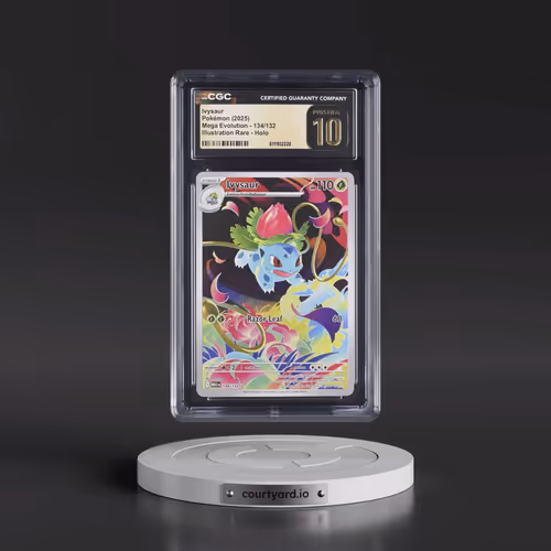 2025 Pokémon Meg EN-Mega Evolution #134 Ivysaur - Illustration Rare (CGC 10 PRISTINE)