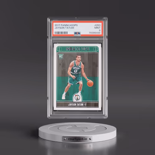 2017 Panini Hoops #253 Jayson Tatum (PSA 9 MINT)
