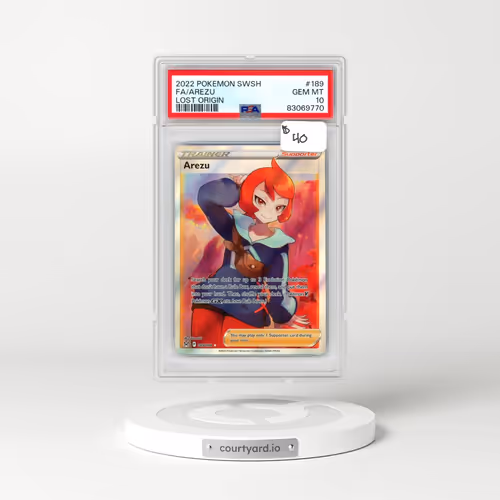 2022 Pokémon Sword & Shield Lost Origin #189 Arezu - Full Art (PSA 10 GEM MINT)