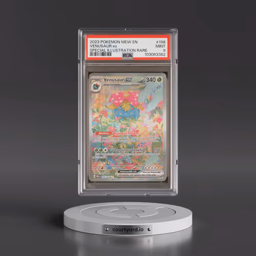 2023 Pokémon Mew EN-151 #198 Venusaur EX - Holo Special Illustration Rare (PSA 9 MINT)