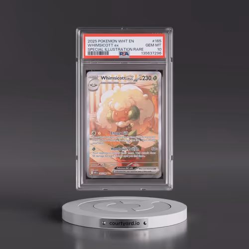2025 Pokémon Wht EN-White Flare #165 Whimsicott EX - Holo Special Illustration Rare (PSA 10 GEM MINT
