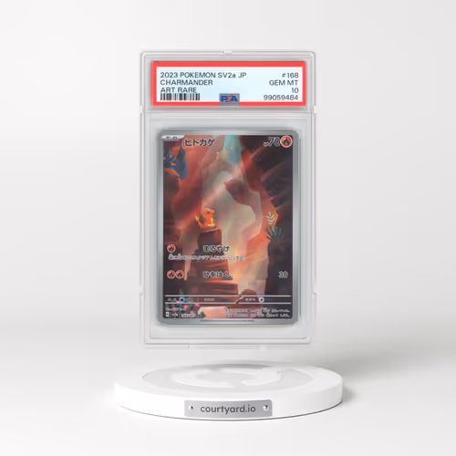 2023 Pokémon Card 151 #168 Charmander - Art Rare (PSA 10 GEM MINT)