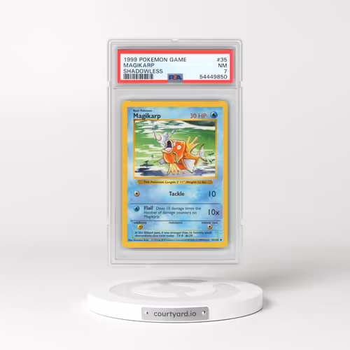 1999 Pokémon Game #35 Magikarp - Shadowless (PSA 7 NM)