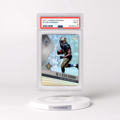 2017 Panini Phoenix #113 Alvin Kamara (PSA 9 MINT)
