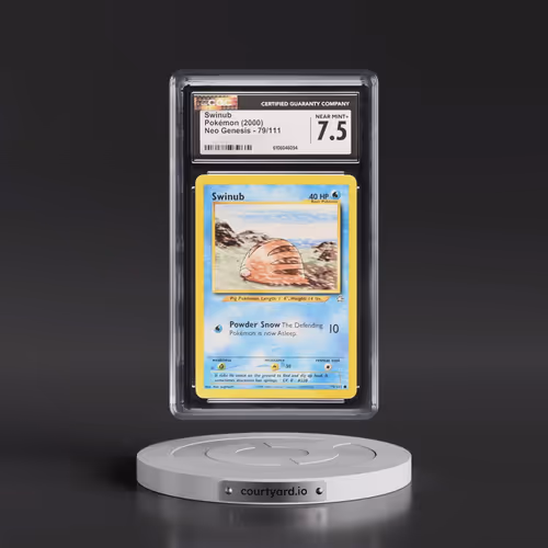 2000 Neo Genesis #79/111 Swinub (CGC 7.5 NM+)