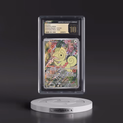 2024 Pokémon Ssp EN-Surging Sparks #213 Kecleon - Illustration Rare (CGC 10 PRISTINE)
