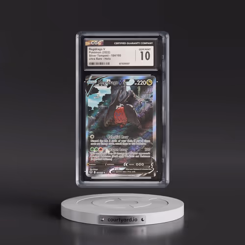 2022 Silver Tempest #184/195 Regidrago V - Ultra Rare Holo (CGC 10 GEM MINT)