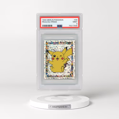 1999 Merlin Pokémon #S6 Pikachu-Prism (PSA 9 MINT)