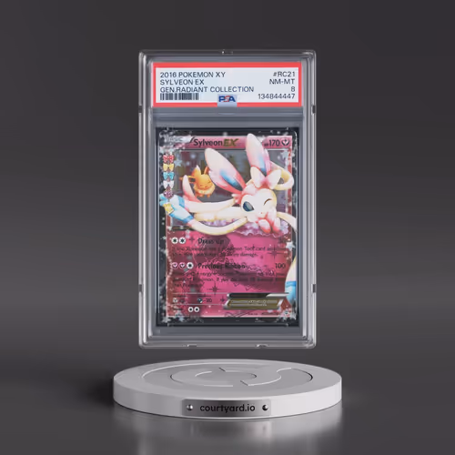 2016 Pokémon XY Generations Radiant Collection #RC21 Sylveon EX - Holo (PSA 8 NM-MT)