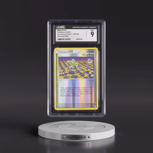 2007 Diamond & Pearl #116/130 Warp Point - Reverse Holo (CGC 9 MINT)