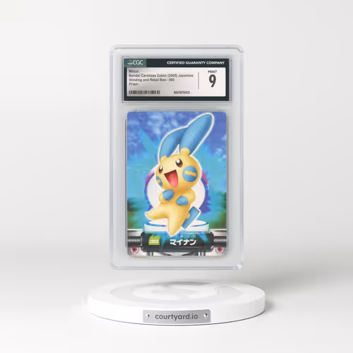 2005 Base Set (2005)(Bold Romanji Back) #083 Minun - Prism (Not Rainbow) (CGC 9 MINT)