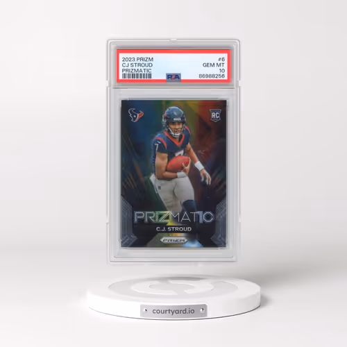 2023 Panini Prizm Prizmatic #6 CJ Stroud (PSA 10 GEM MINT)