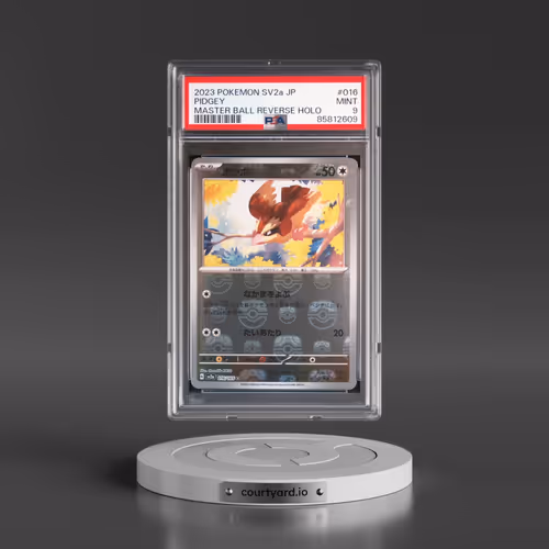 2023 Pokémon Sv2a-Pokemon 151 #016 Pidgey - Reverse Holo Master Ball (PSA 9 MINT)