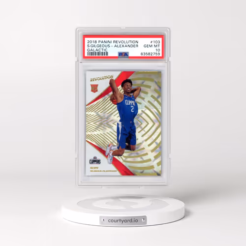 2018 Panini Revolution #103 Shai Gilgeous-Alexander - Galactic (PSA 10 GEM MINT)