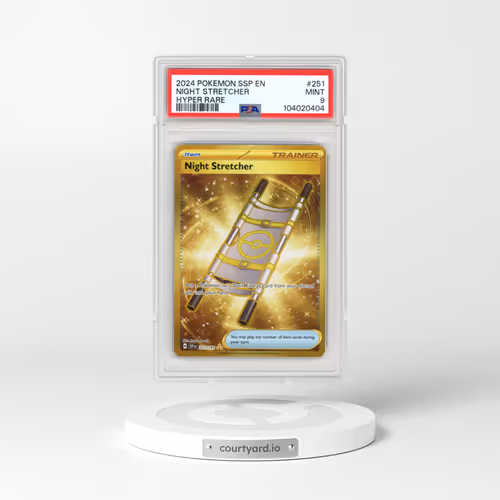 2024 Pokémon Ssp EN-Surging Sparks #251 Night Stretcher - Hyper Rare (PSA 9 MINT)