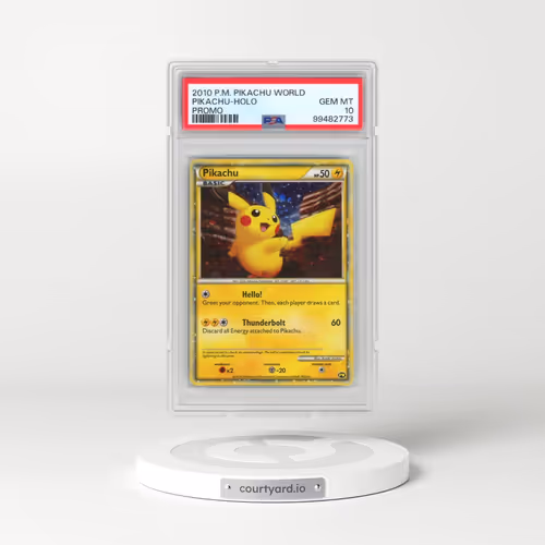 2010 Pokémon Pikachu World Promo Pikachu - Holo (PSA 10 GEM MINT)