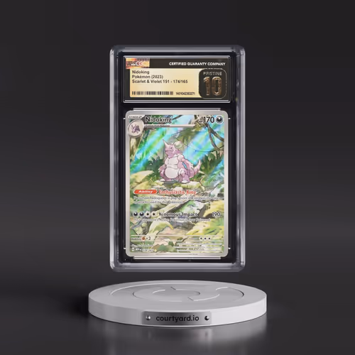 2023 Scarlet & Violet 151 - MEW EN #174/165 Nidoking - Illustration Rare Holo (CGC 10 PRISTINE)