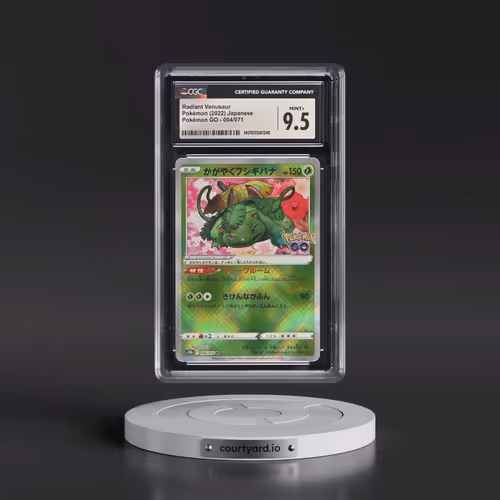 2022 Pokémon GO #004/071 Radiant Venusaur - Holo (CGC 9.5 MINT+)