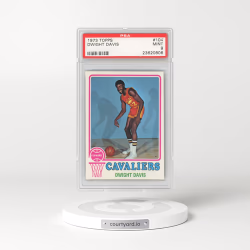 1973 Topps #104 Dwight Davis (PSA 9 MINT)