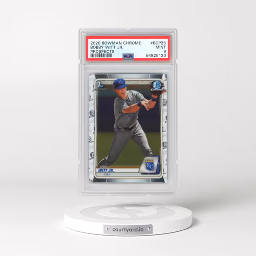 2020 Bowman Chrome Prospects #BCP25 Bobby Witt Jr. (PSA 9 MINT)