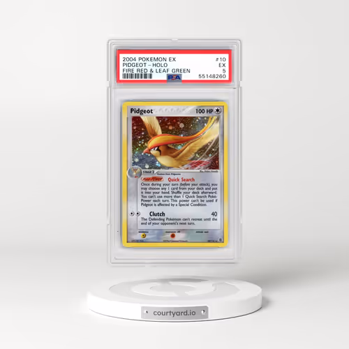 2004 Pokémon EX Fire Red & Leaf Green #10 Pidgeot - Holo (PSA 5 EX)