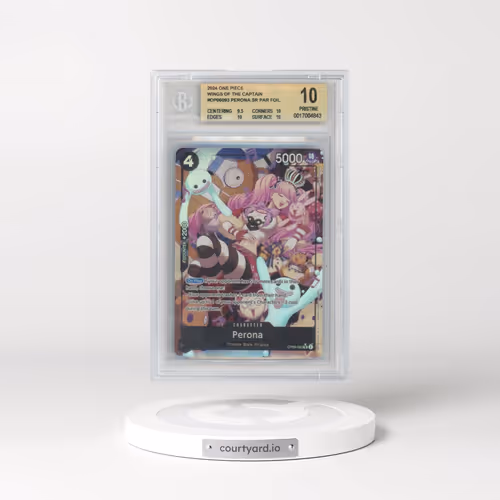 2023 Wings of the Captain (OP-06) - English #093 Perona - (Borderless) Alt Art (BGS 10 PRISTINE)