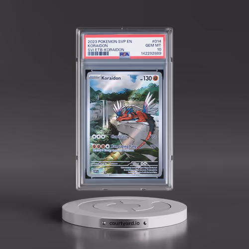 2023 Pokémon Svp EN-SV Black Star Promo #014 Koraidon - Scarlet & Violet Elite Trainer Box-Koraidon