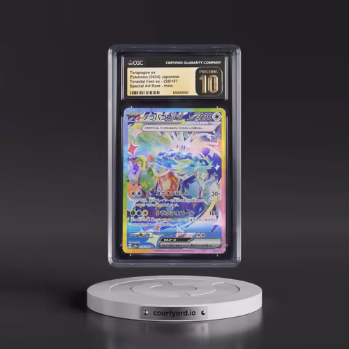 2024 Pokémon Sv8a-Terastal Fest EX #226 Terapagos EX - Holo Special Art Rare (CGC 10 PRISTINE)
