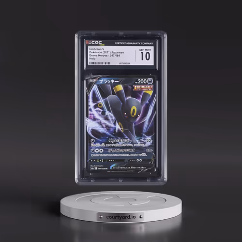 2021 Eevee Heroes #047/069 Umbreon V - Holo (CGC 10 GEM MINT)