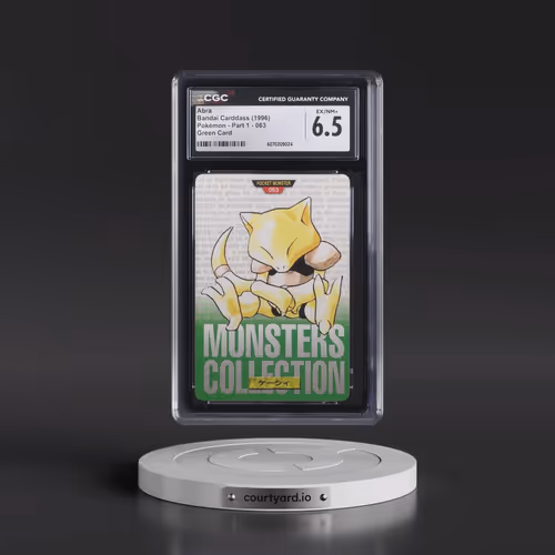1996 (Monsters Collection) Part 1 #063 Abra - Green Card (CGC 6.5 EX-NM+)