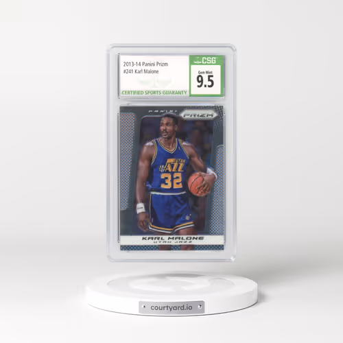 2013 Panini Prizm #241 Karl Malone (CSG 10 GEM MINT)