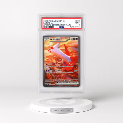 2024 Pokémon Ssp EN-Surging Sparks #239 Latias EX - Holo Special Illustration Rare (PSA 9 MINT)