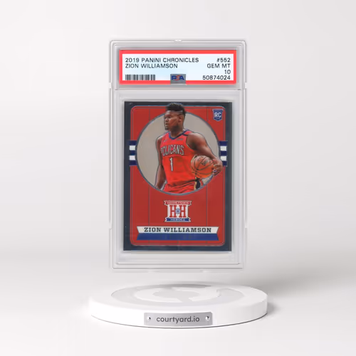2019 Panini Chronicles #552 Zion Williamson (PSA 10 GEM MINT)
