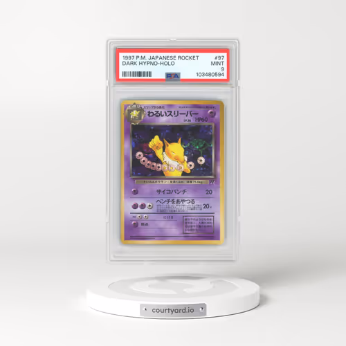 1997 Pokémon Rocket #97 Dark Hypno - Holo (PSA 9 MINT)