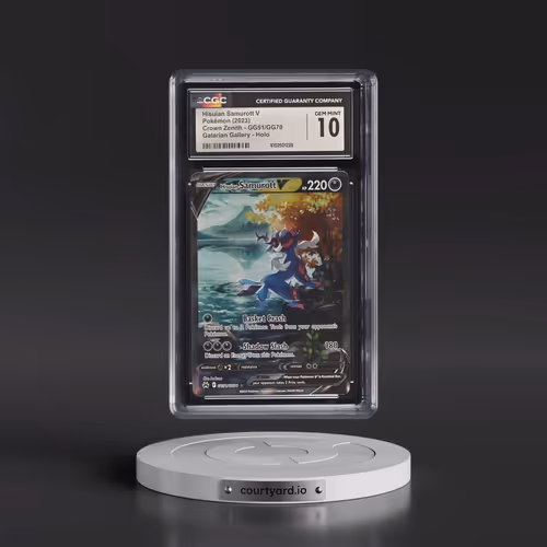 2023 Crown Zenith #GG51/GG70 Hisuian Samurott V - Galarian Gallery Holo (CGC 10 GEM MINT)