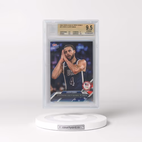 2024 Topps Now Olympic Games #27 Steph Curry (BGS 9.5 GEM MINT)