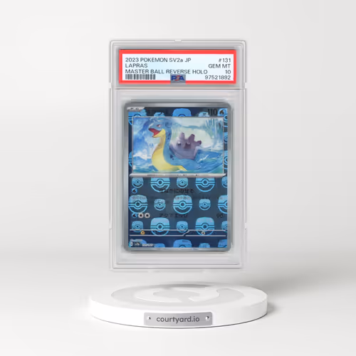 2023 Pokémon Sv2a-Pokemon 151 #131 Lapras - Reverse Holo Master Ball (PSA 10 GEM MINT)
