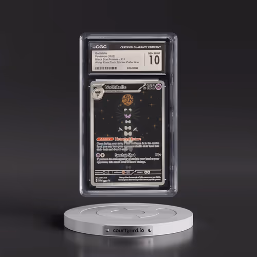 2025 Pokémon Svp EN-SV Black Star Promo #211 Gothitelle - White Flare Tech Sticker Collection (CGC 1
